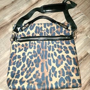 Abbi New York Suede NS Tote Shopper Leopard